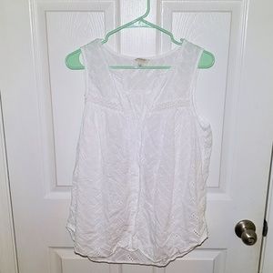 🎉3 for $25🎉 Sonoma White Tank Blouse